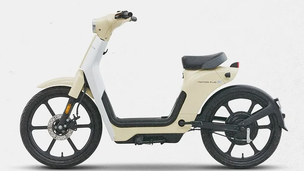 Honda's upcoming electric moped borrows design cues from Cub